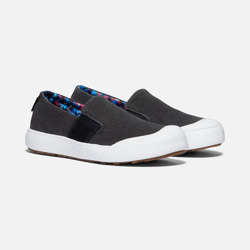 Slip-On Keen Femme Noir/Blanche | Elena | OPAWL-7018